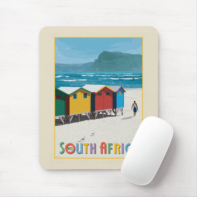 Södra Afrikan | Muizenberg Beach Musmatta (Med mus)