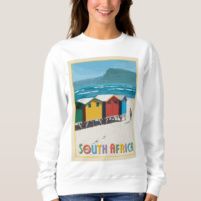 Södra Afrikan | Muizenberg Beach T Shirt (Framsida)