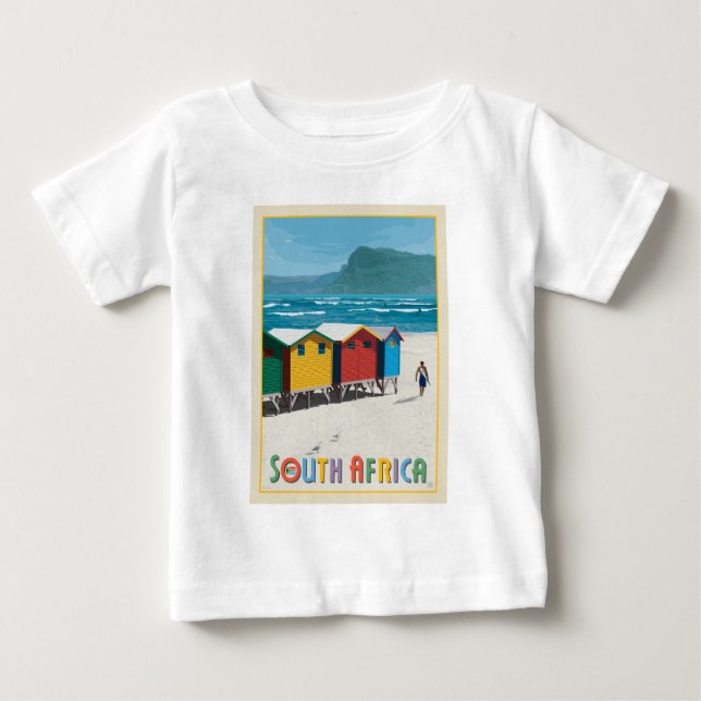 Södra Afrikan | Muizenberg Beach T Shirt (Framsida)