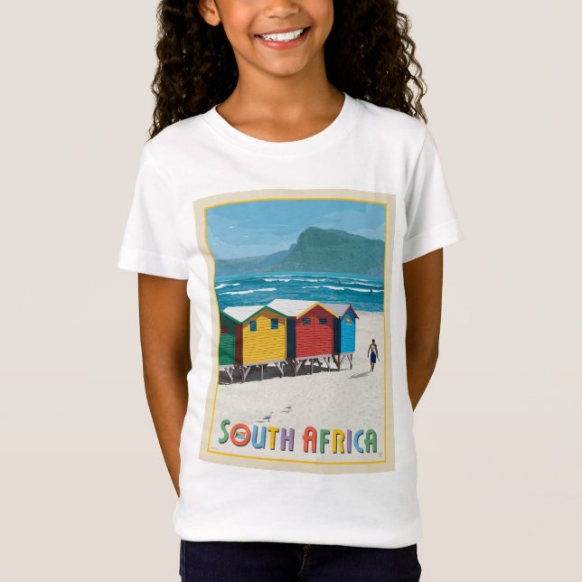 Södra Afrikan | Muizenberg Beach T Shirt (Framsida)