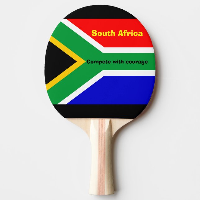 Södra Afrikan Pingisracket (Framsidan)
