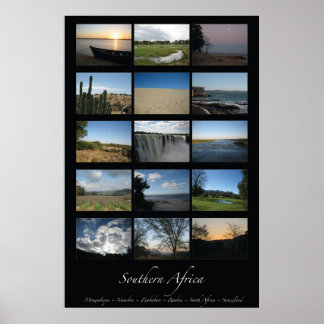 Södra Afrikan Poster