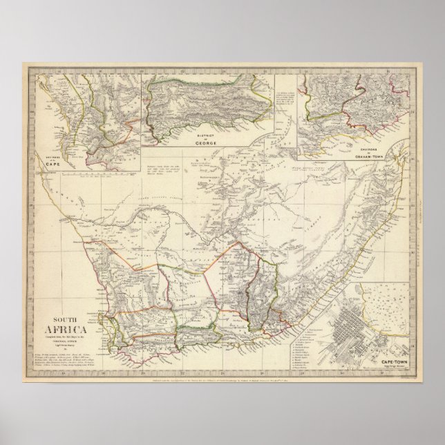 Södra Afrikan Poster (Framsidan)