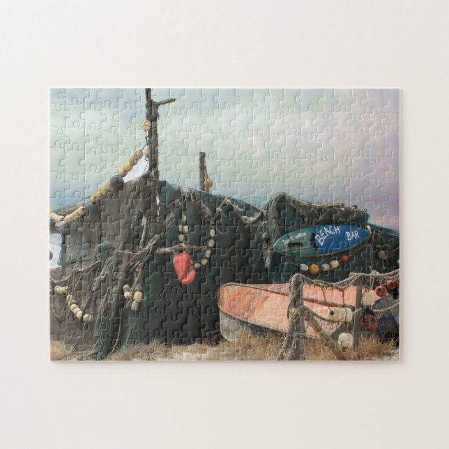 Södra Afrikan Strandlooper Hut. Pussel (Horisontell)