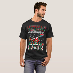 Södra - afrikan till och med den fula jultröjan t shirt