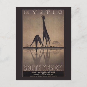 Södra Afrikan Vykort