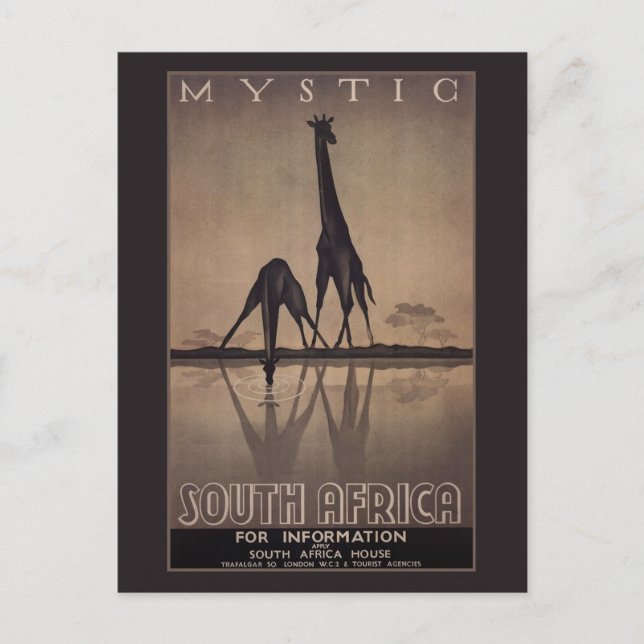 Södra Afrikan Vykort (Framsida)