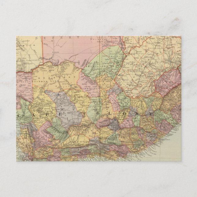 Södra Afrikan Vykort (Framsida)