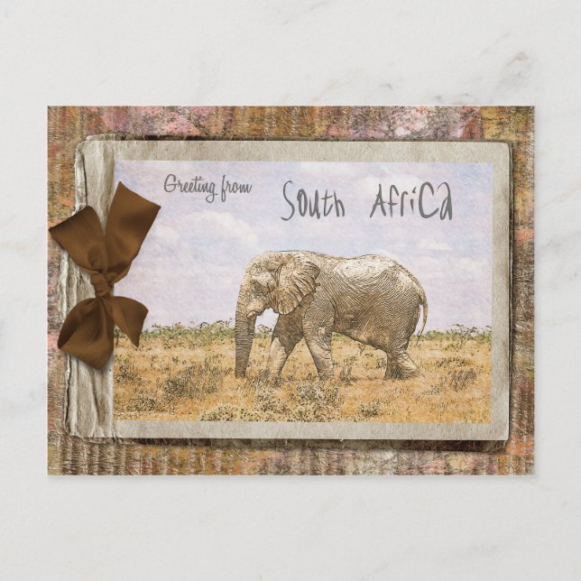 Södra Afrikan Vykort (Framsida)