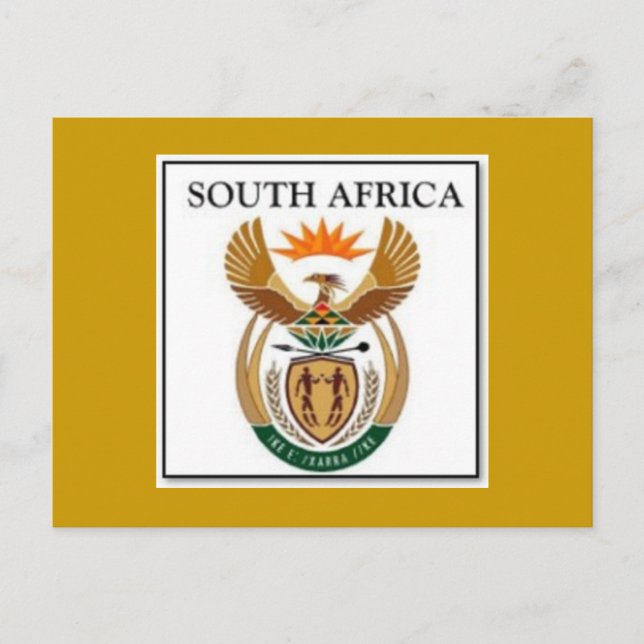 Södra Afrikan Vykort (Framsida)