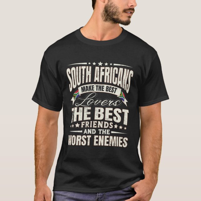 Södra Afrikans bästa sydafrikaner Manar och kvinno T Shirt (Framsida)