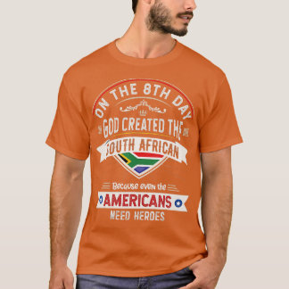 Södra Afrikans Flagga sydafrikaner i sydafrikanska T Shirt