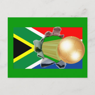 Södra Afrikans fotboll Vykort
