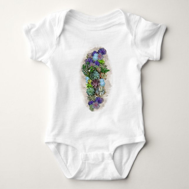 Södra Afrikans Succulents T-shirt (Framsida)