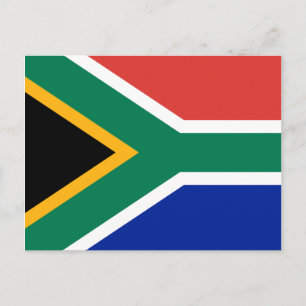 Södra Afrikans vykort för Flagga