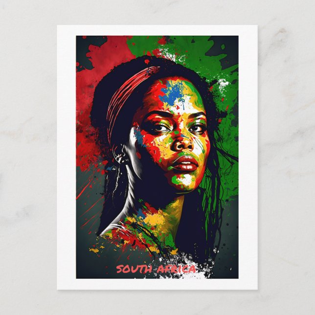 Södra Afrikans vykort - World of Women Collection (Framsida)