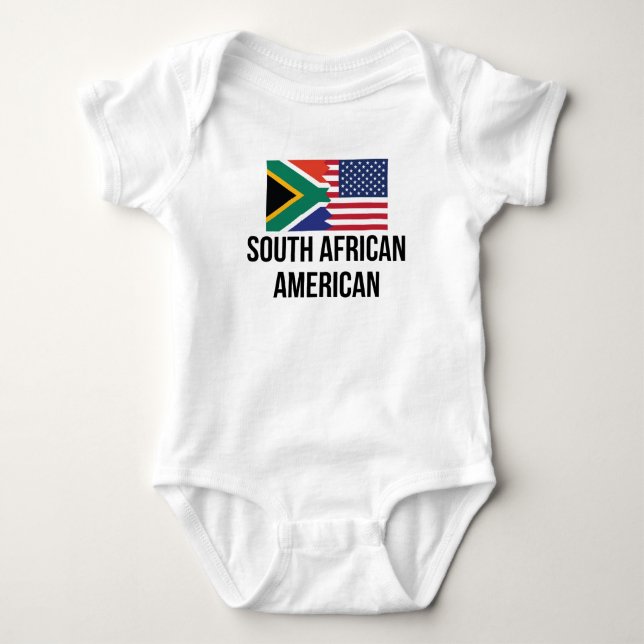 Södra - afrikansk amerikanflagga tee (Framsida)