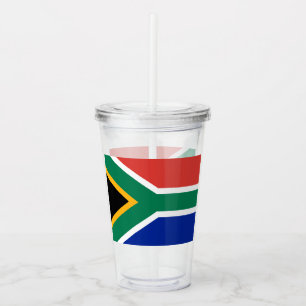 Södra - afrikansk flagga av Sydafrika Take Away Mugg
