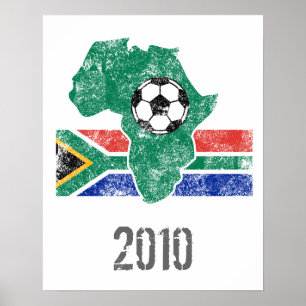 Södra - afrikansk fotboll poster