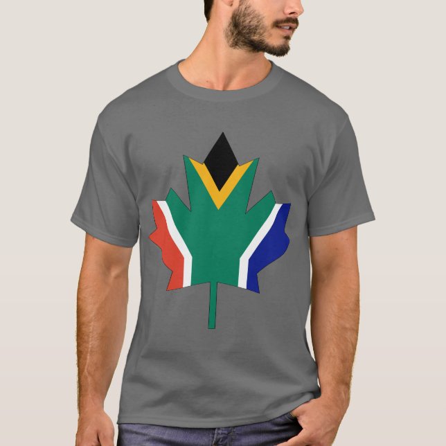Södra - afrikansk kanadensare t shirt (Framsida)