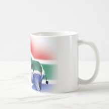 Södra - afrikansk Springbock flagga