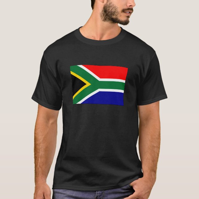 Södra - afrikanska flaggaT-tröja och gåvor T-shirt (Framsida)