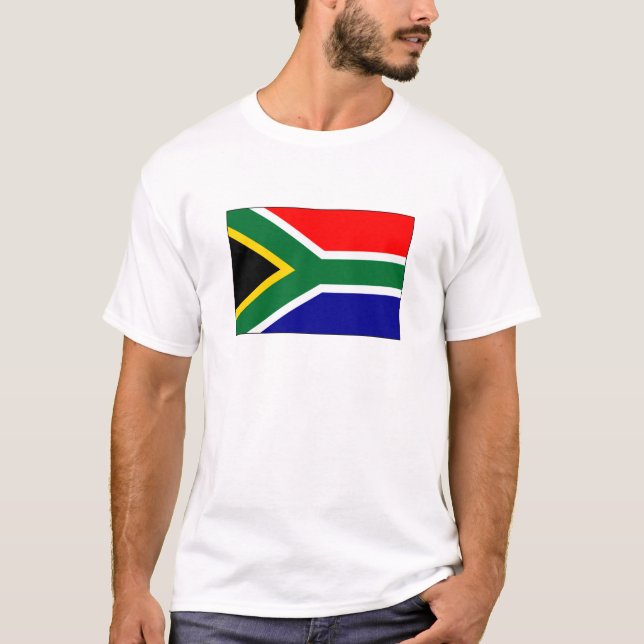 Södra - afrikanska flaggaT-tröja och gåvor Tee Shirt (Framsida)