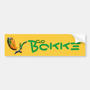 Södra - afrikanska går rugbysupporter"Bokke" Bildekal