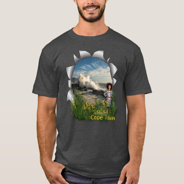 Södra afrikanska mode-flicka från Kapstaden T Shirt (Framsida)