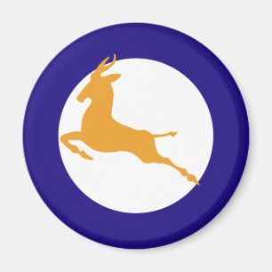 Södra - afrikanska Roundel Magnet