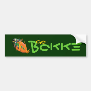 "Södra - afrikanska" rugbysupportrar "går Bokke  Bildekal