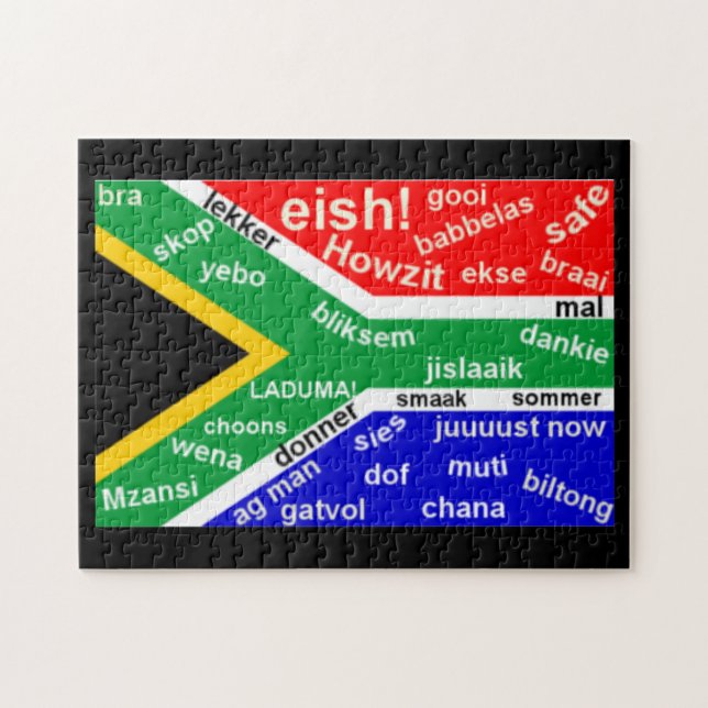 Södra - afrikanskt Slangpussel Pussel (Horisontell)