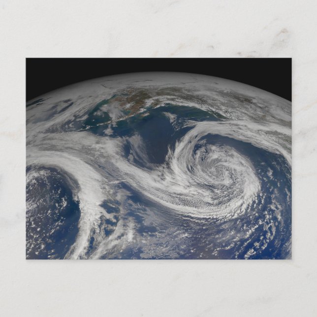 Södra Alaska Kusten och Alaskas Bukt. Vykort (Framsida)