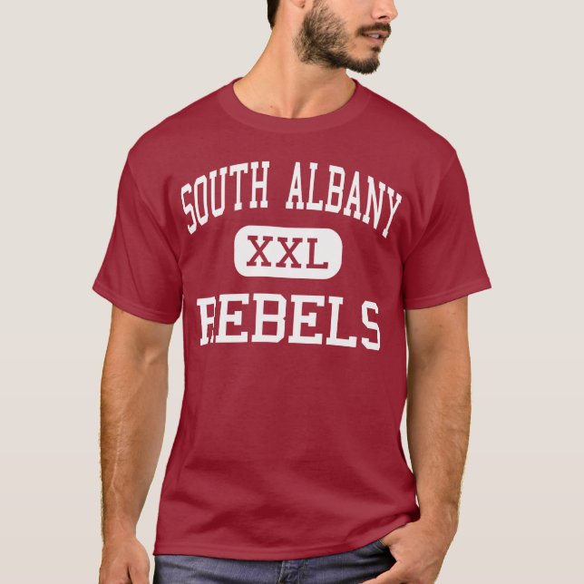 Södra Albany - rebeller - kick - Albany Oregon Tee Shirt (Framsida)