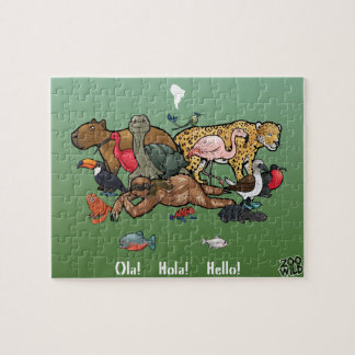 Södra - amerikandjur - pussel