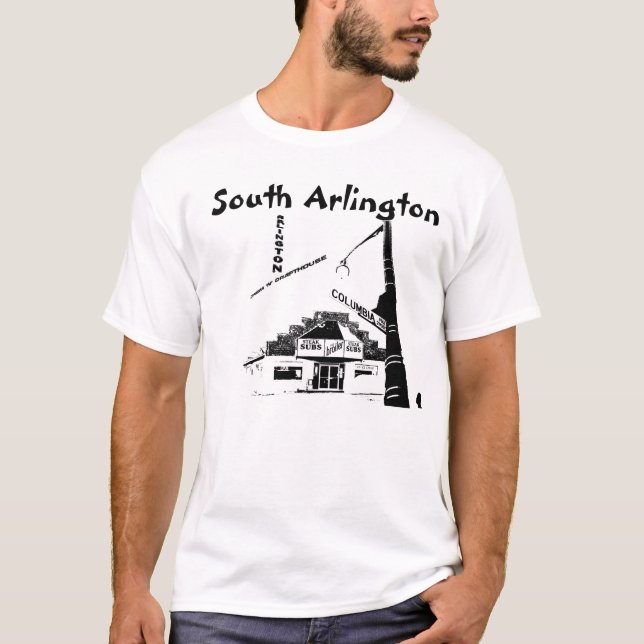 Södra Arlington (Columbia Pike) Tee Shirt (Framsida)