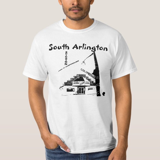 Södra Arlington (Columbia Pike) ** Tee Shirt (Framsida)