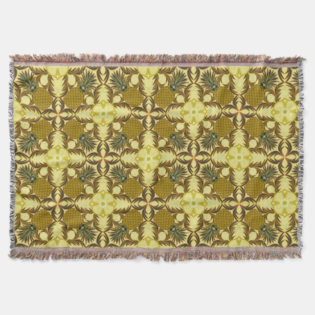 Södra Beach-ananas Filt (Framsidan)