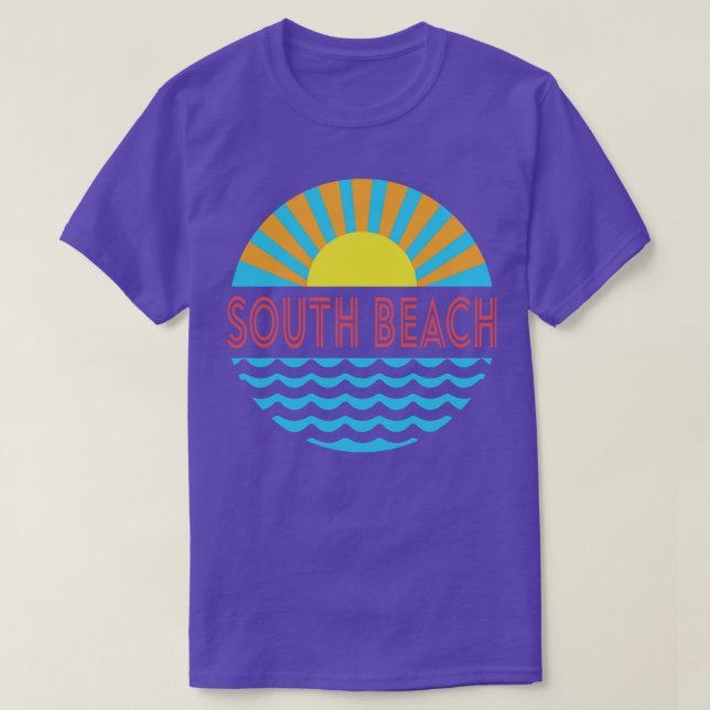 Södra Beach Sol och Vinkara T Shirt (Design framsida)