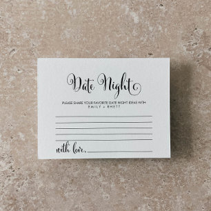 Södra Belle Calligraphy Date Night Idea Cards Vykort