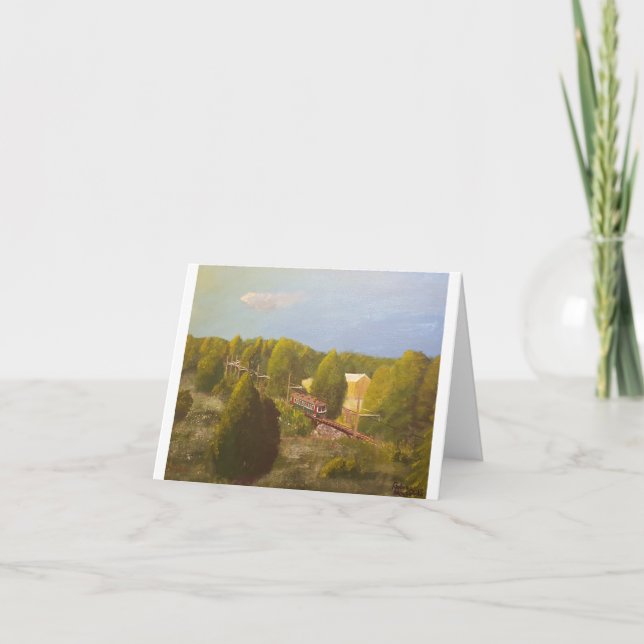 "Södra bergsoluppgångspringa" Notecard Kort (Framsida)