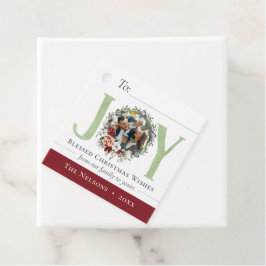 Södra Blommigten Julglädjen till/från Fotogåva Gåvor Etiketter