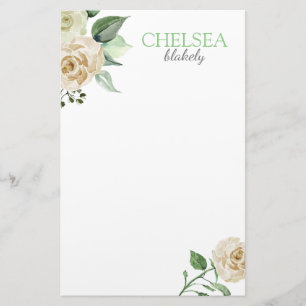 Södra blommor brevpapper