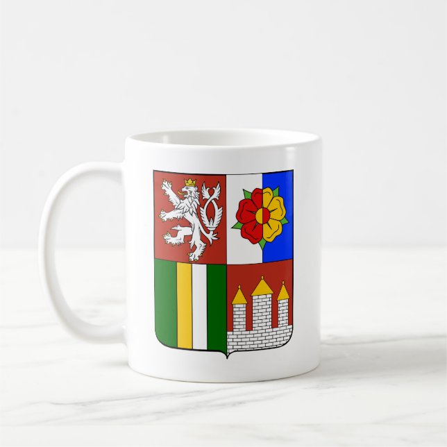 Södra bohemisk region, tjeck kaffemugg (Vänster)