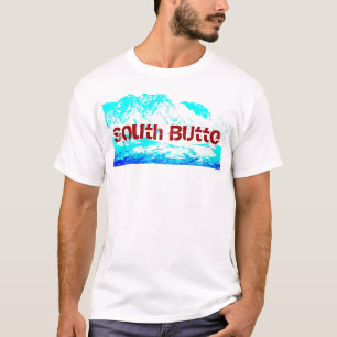 Södra Butteblått och röd skjorta T-shirt