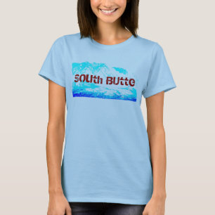 Södra Butteblått på blåttkvinna skjorta T Shirt