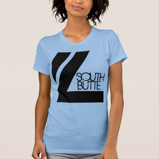 Södra Buttedubbla fodrar T-skjortan T-shirt (Framsida)