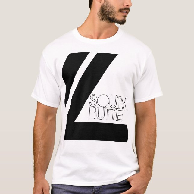 Södra Buttedubbla fodrar T Tee Shirt (Framsida)