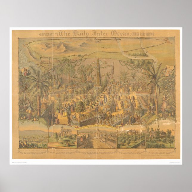 Södra CA. Citrus Fair, Chicago, IL. (0283A) Poster (Framsidan)