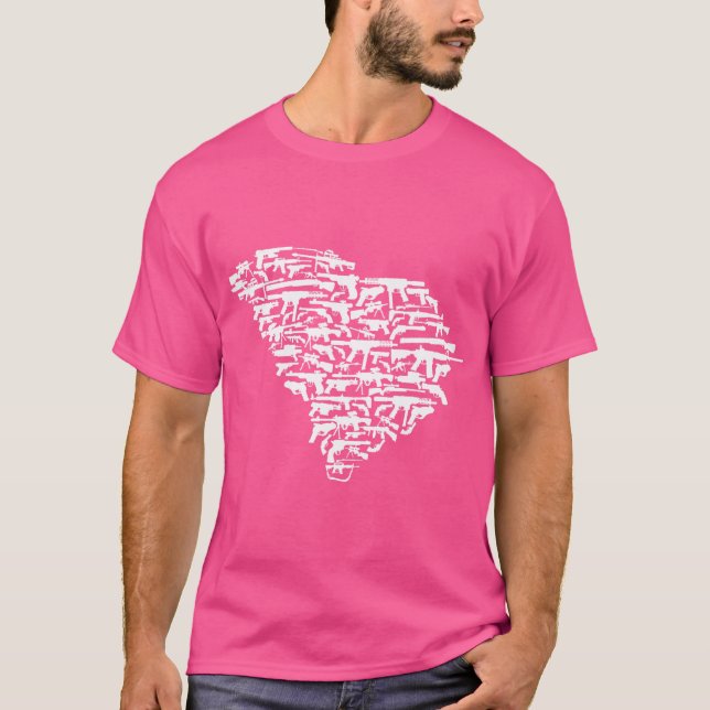 Södra Carolina, bestående av vapen 2:e ändringen T Shirt (Framsida)